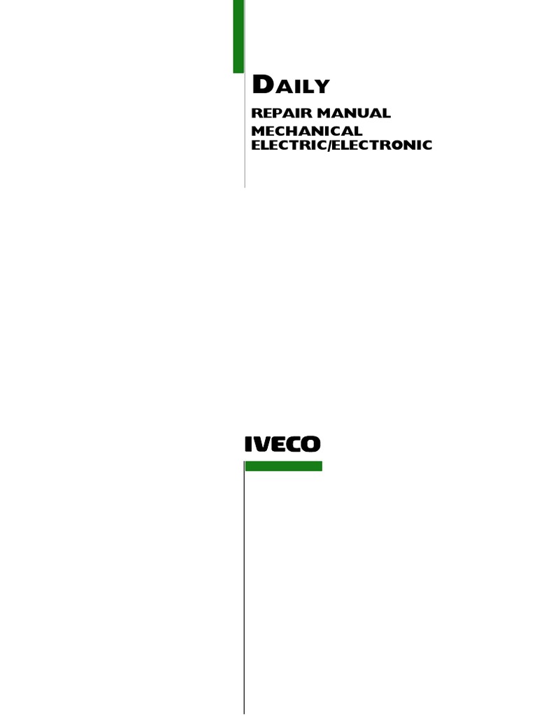Iveco Daily Repair Manual