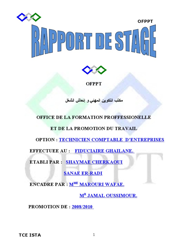 Exemple De Rapport De Stage A Telecharger Gratuitement Document Hot