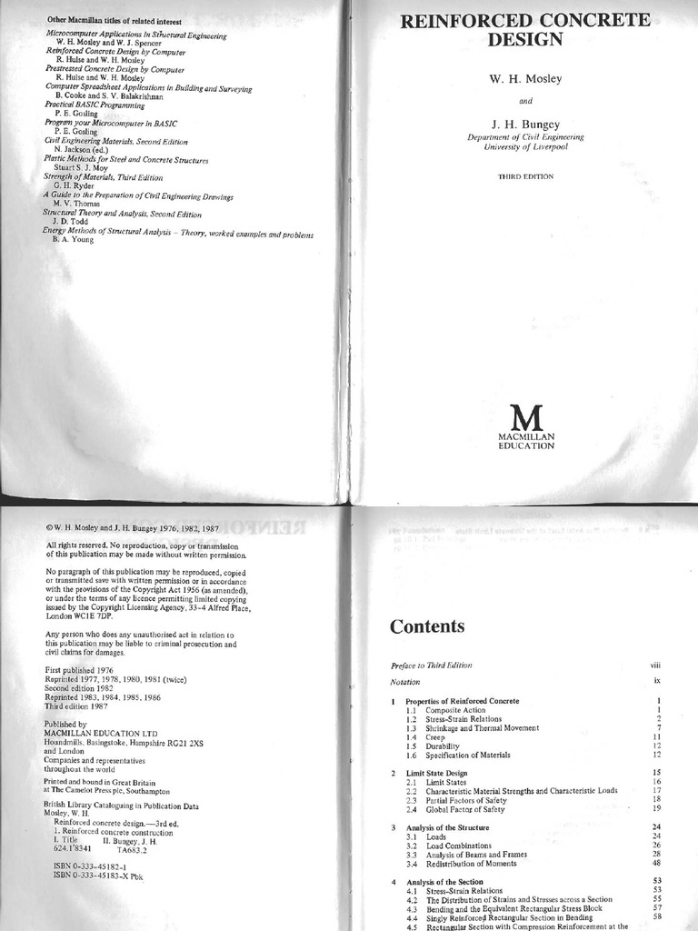 Reinforced Concrete Design By H J Shahan