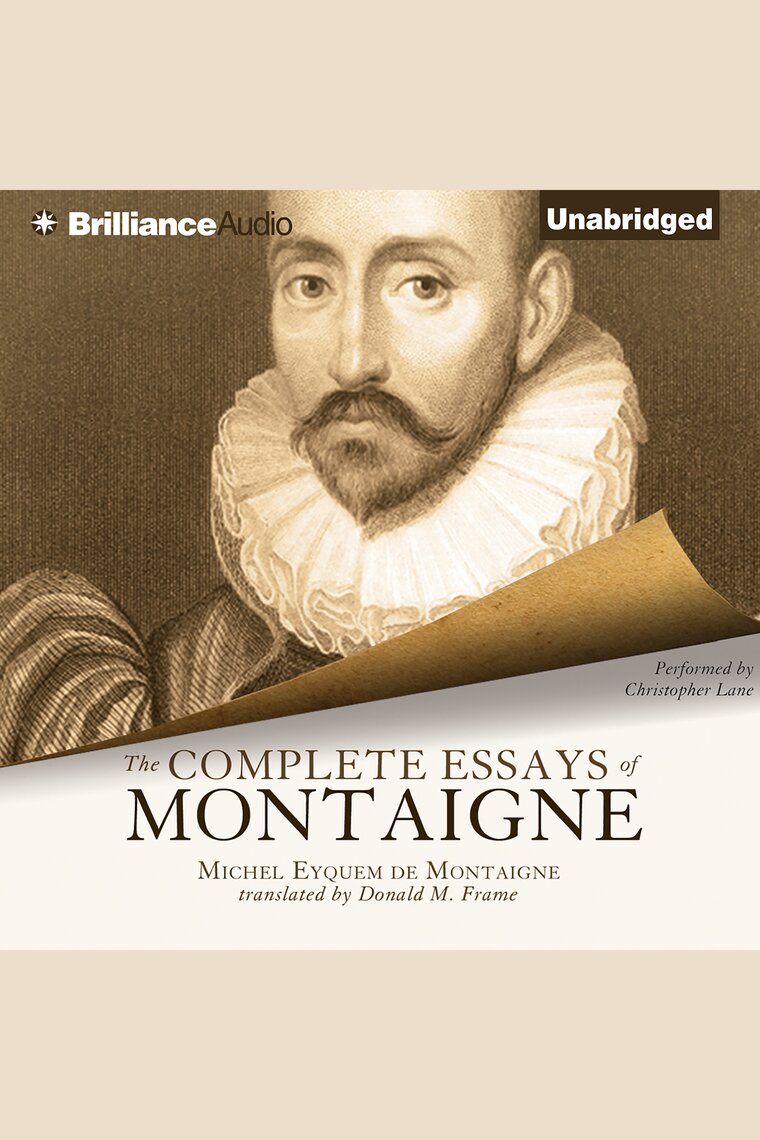 the complete essays michel de montaigne