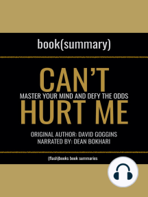 Summary of Can't Hurt Me by David Goggins Audiobook by Best Self Audio -  Listen Free