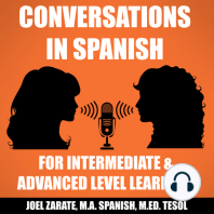 S27 Spanish Conversation with Clara: Un día con Clara -Intermediate Level
