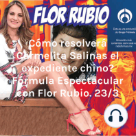 Flor Rubio. Cierran cines y teatros: crecen TV audiencias. Fórmula Espectacular 23/3-2