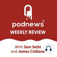 Podland on tour in LA with Alban Brooke at Podcast Movement talking about the Podnews Report Card, The Ambies, the Infinite Dial 2022 and YouTube's no show.