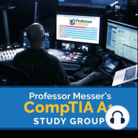 Professor Messer's CompTIA 220-1101 A+ Study Group - August 2023