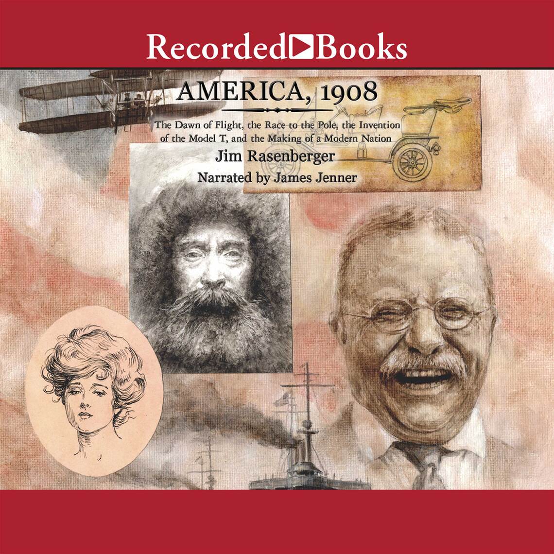America 1908 by Jim Rasenberger (Audiobook) - Read free for 30 days