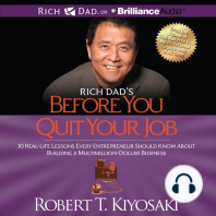 Rich Dad's Before You Quit Your Job