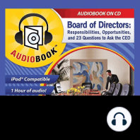 Board of Directors: Responsibilities, Opportunities & 23 Questions to Ask the CEO