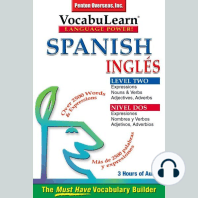 Vocabulearn: Spanish / English Level 2: Bilingual Vocabulary Audio Series