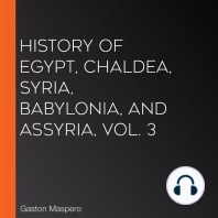 History Of Egypt, Chaldea, Syria, Babylonia, and Assyria, Vol. 3