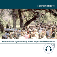 Relationship Has Significance Only When It is a Process of Self-Revelation