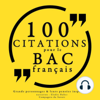 Listen To 100 Citations Pour Le Bac Francais Audiobook By Collection 100 Citations And Elodie Huber