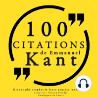 Listen To 100 Citations D Emmanuel Kant Audiobook By Collection 100 Citations And Patrick Blandin