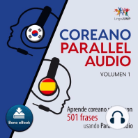 Coreano Parallel Audio – Aprende coreano rápido con 501 frases usando Parallel Audio - Volumen 1