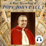 A Rare Recording of Pope John Paul I