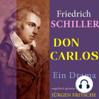 Don Carlos von Schiller: Ungekürzte Lesung
