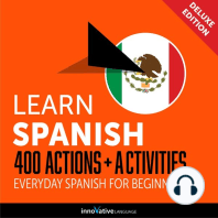 Everyday Spanish for Beginners - 400 Actions & Activities