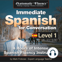 Automatic Fluency® Immediate Spanish for Conversation Level 1