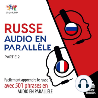 Russe audio en parallle: Facilement apprendre lerusseavec 501 phrases en audio en parallle - Partie 2