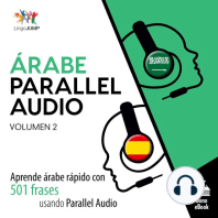 Árabe Parallel Audio: Aprende árabe rápido con 501 frases usando Parallel Audio - Volumen 2