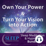Own Your Power & Turn Your Vision into Action: Sleep Learning System Bundle (Sleep Hypnosis & Meditation)