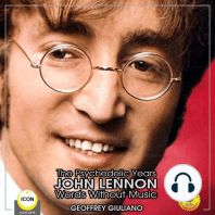 The Psychedelic Years John Lennon - Words Without Music