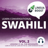Learn Conversational Swahili Vol. 2