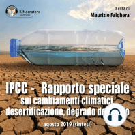 IPCC - Rapporto speciale sui cambiamenti climatici, desertificazione, degrado del suolo: agosto 2019 (sintesi)