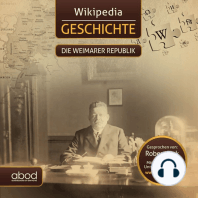 Wikipedia Geschichte - Die Weimarer Republik: Kompaktes Wissen zum Anhören