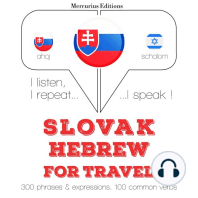 Slovenský - Hebrew