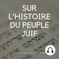 Sur l'histoire du peuple juif