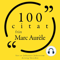 100 citat från Marc Aurèle