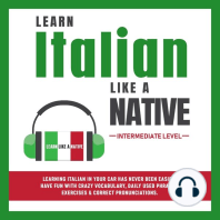 Learn Italian Like a Native - Intermediate Level