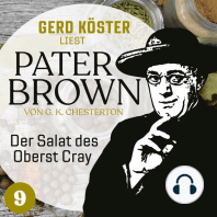 Der Salat des Oberst Cray - Gerd Köster liest Pater Brown, Band 9 (Ungekürzt)