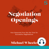 Negotiation Openings