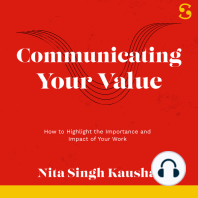 Communicating Your Value