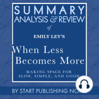 Summary, Analysis, and Review of Emily Ley's When Less Becomes More