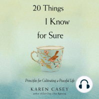 20 Things I Know For Sure