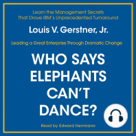 Who Says Elephants Can't Dance?