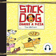 Stick Dog Chases a Pizza