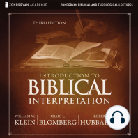 Introduction to Biblical Interpretation