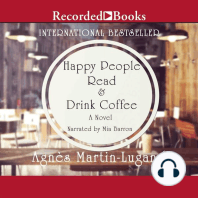 Happy People Read and Drink Coffee