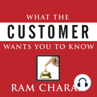 What the Customer Wants You to Know