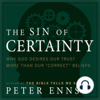 The Sin of Certainty