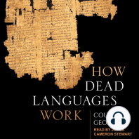 How Dead Languages Work