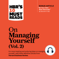 HBR's 10 Must Reads on Managing Yourself, Vol. 2