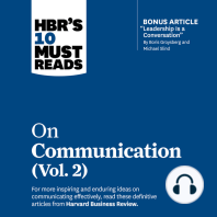 HBR's 10 Must Reads on Communication, Vol. 2