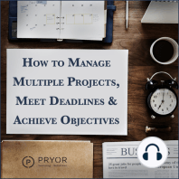 How to Manage Multiple Projects & Meet Deadlines