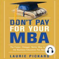 Don't Pay for Your MBA