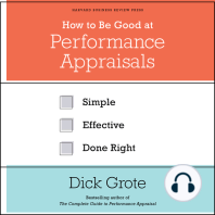 How to Be Good at Performance Appraisals